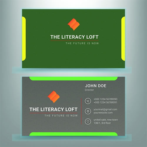 Modern business card thumb