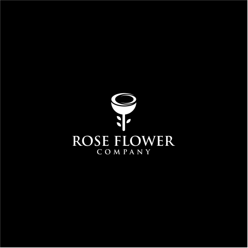 Rose Flower Logo Design