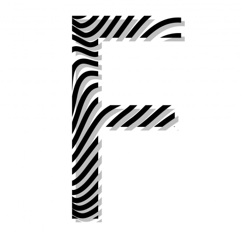 The letter F