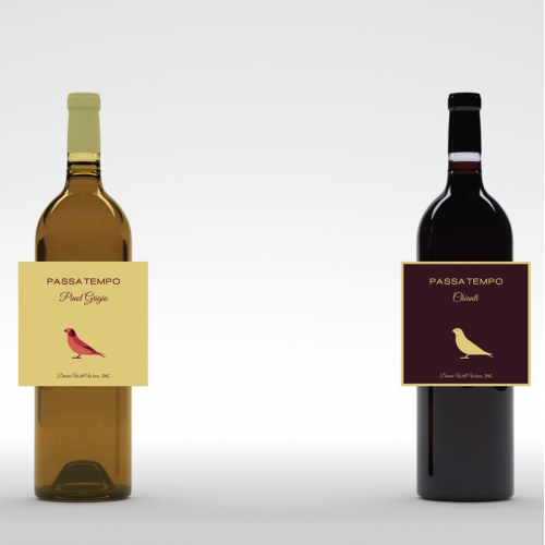 Passa Tempo - wine label concept thumb