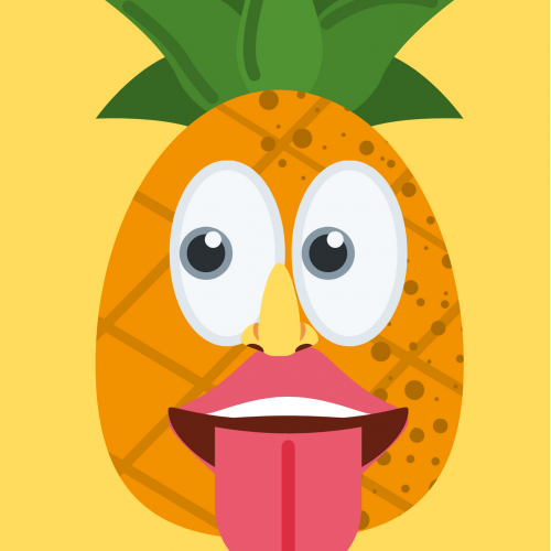 Funny Face Pineapple