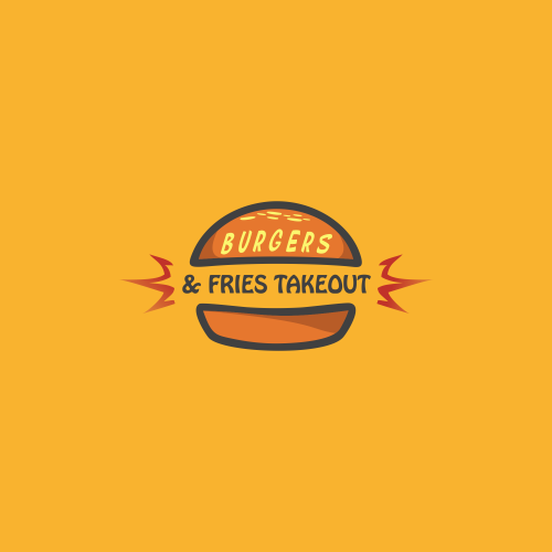 burger logo design