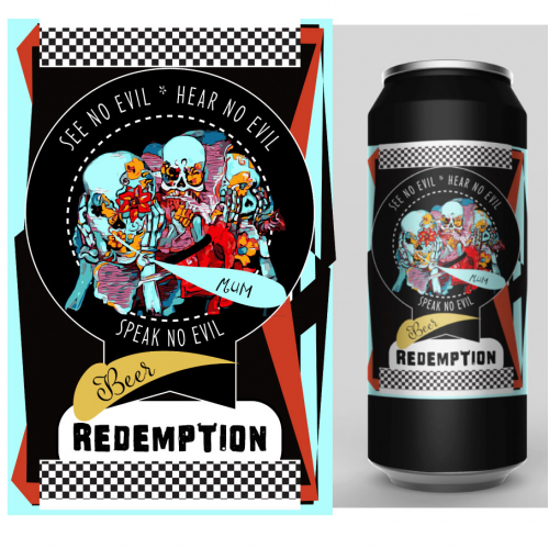 Bold Edgy Beer Label thumb