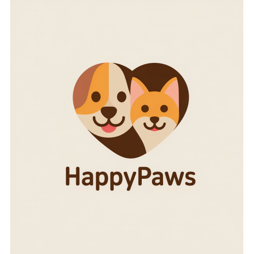 HappyPaws – Friendly Pet Store Logo