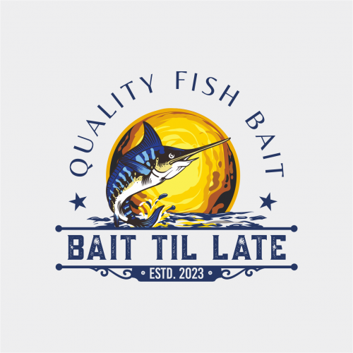 fishing bait logo
