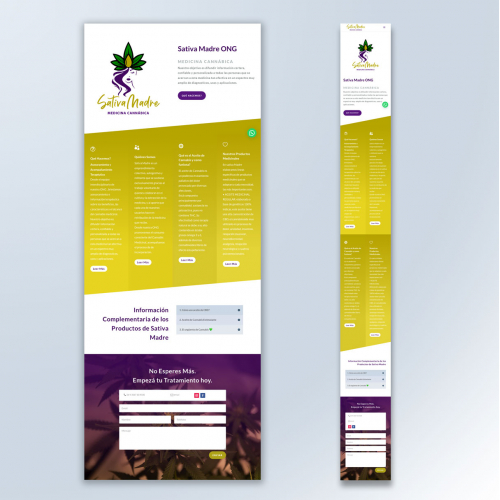 Medical cannabis ONG website