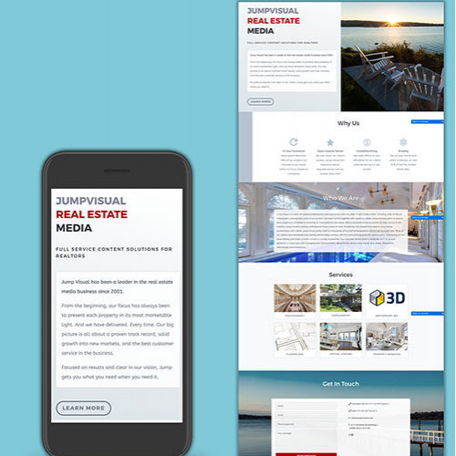 Real estate photography website