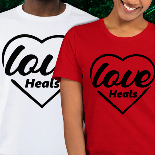 Love heals T-shirt Design