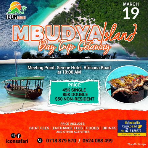 Island Day Trip getaway Flyer