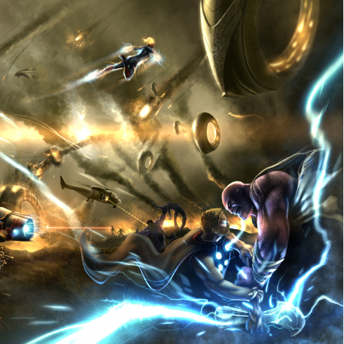 Avengers vs Thanos