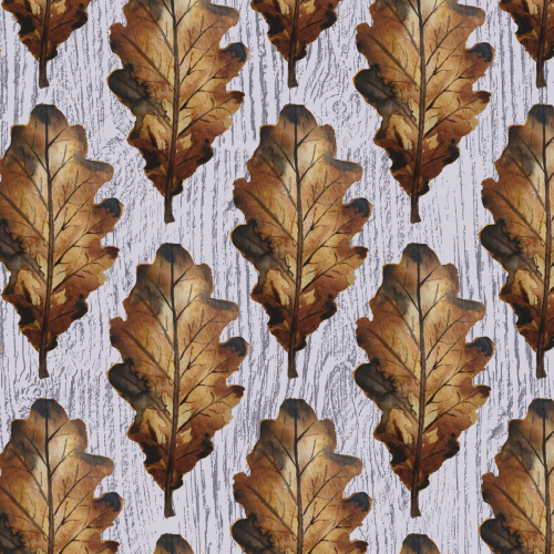 ogee leaves - lilac