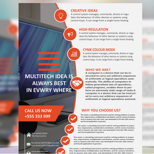 Flyer Business startup