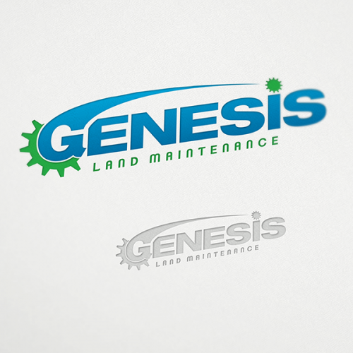 Genesis Land Maintenance logo design thumb