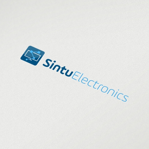 Sintu Electronics logo design thumb