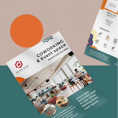 Flyer for Coworking Space
