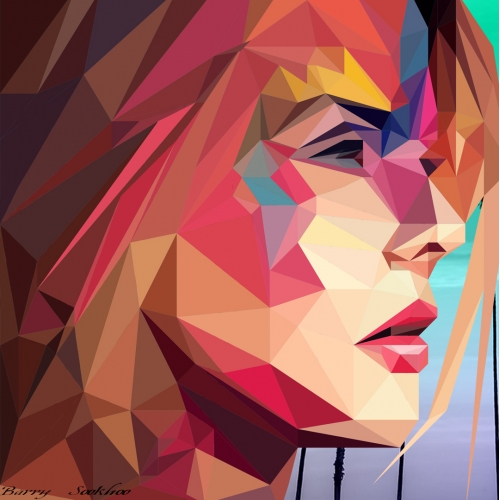 Low Poly Portrait