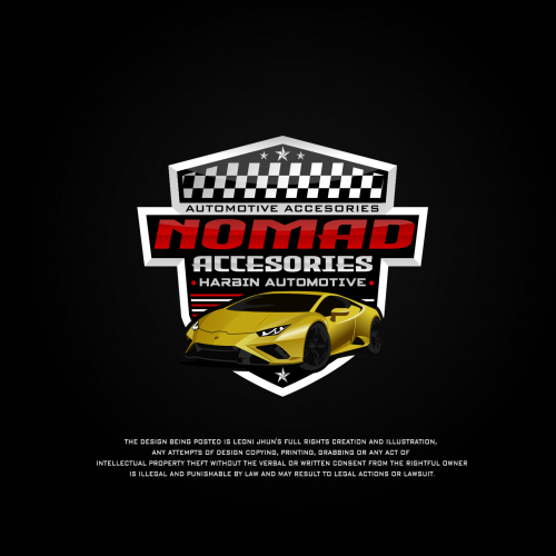 car repair shop and accesories store logo thumb