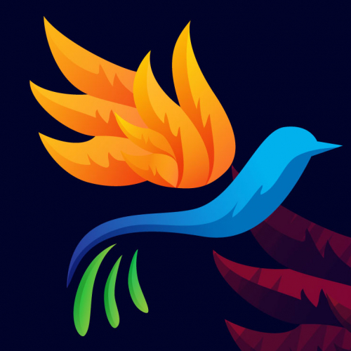Abstract Bird Logo