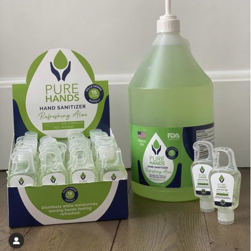 package and logo design for new hand sanitizer company