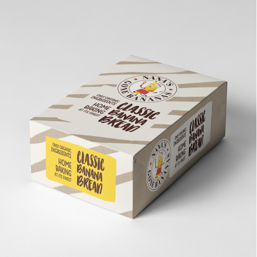 Banana Bread Packaging Box