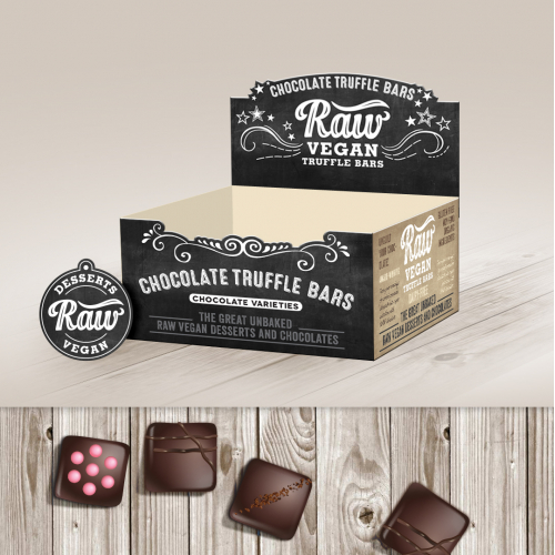 Raw Chocolate Display Packaging
