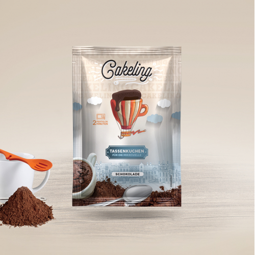 Cakeling - Instant Chocolate Cake Mix Packaging