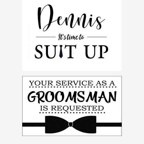 Groomsman Invitation