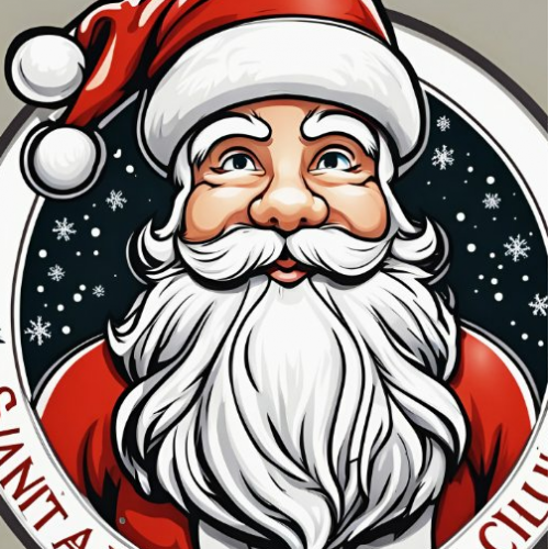 Christmas design logo