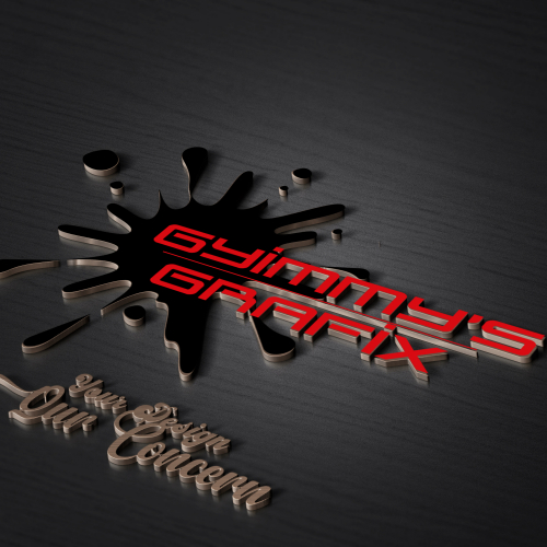Gyimmy's Grafix Logo Mockup