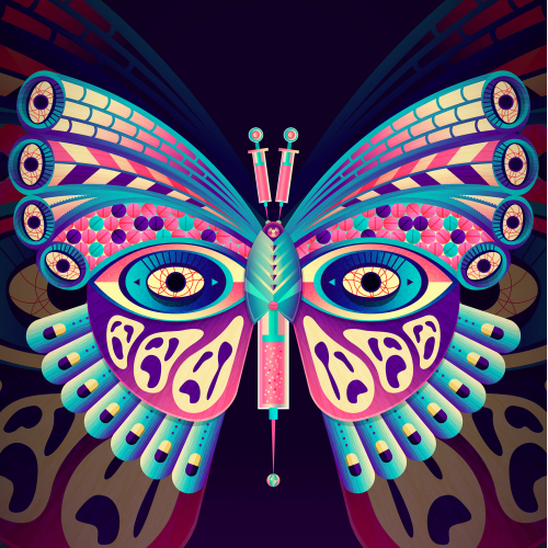 Drugs Make Things Beautiful - Butterfly 1