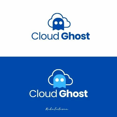 Cloud Ghost Logo Design