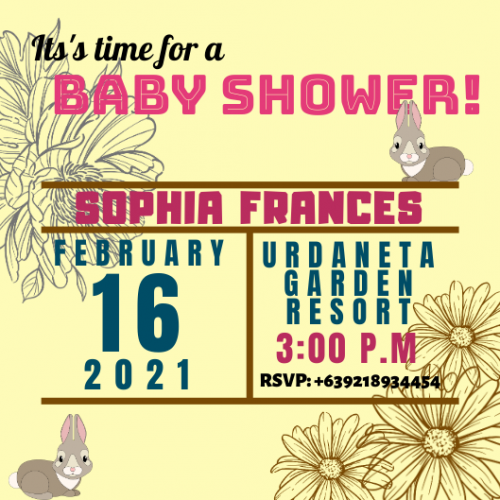 Baby Shower Card Design