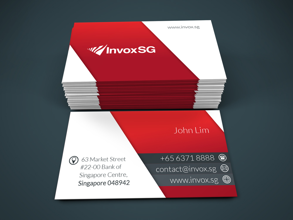 Financial Name Card Design thumb