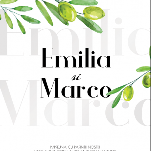 Wedding invitation custom design