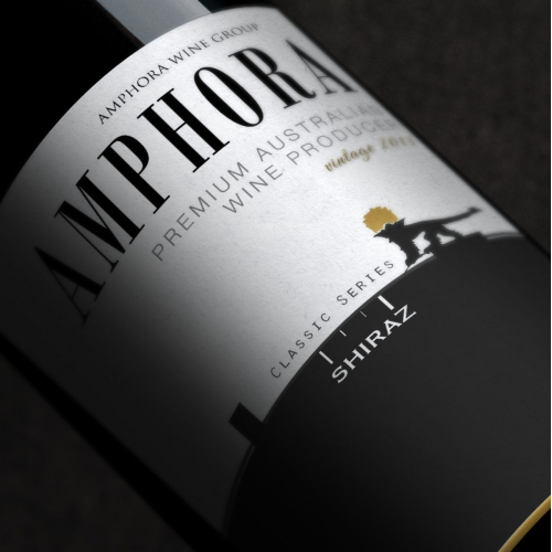 wine label design