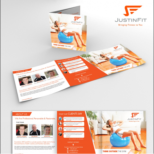Square Tri-Fold Brochure thumb
