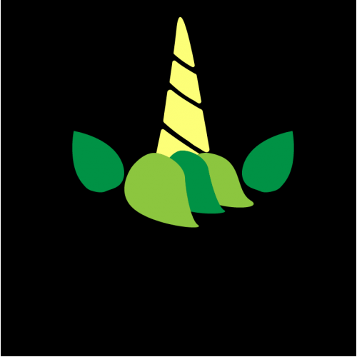 St. Patrick's Unicorn Head