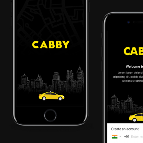 Taxi/Uber - Mobile App UI