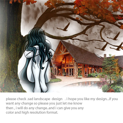 sad landscape design