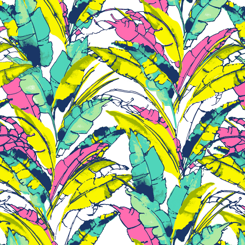 Banana leaves print thumb