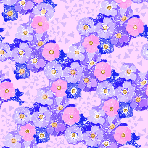 Soft floral thumb