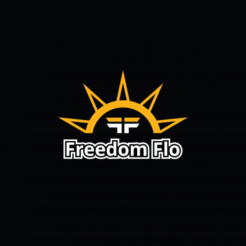 Freedom Flo F concept logo design