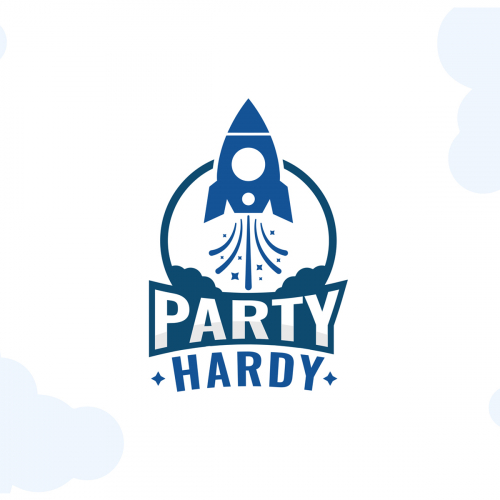 Party Hardy event logo design