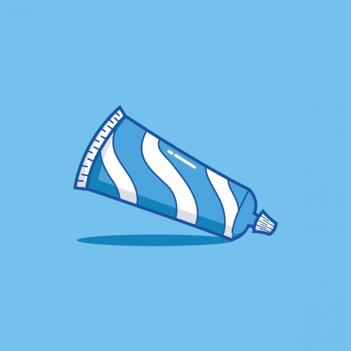 Toothpaste doodle