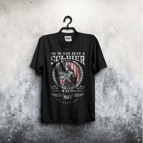 Soldier T-shirt design thumb