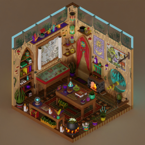 Forest house