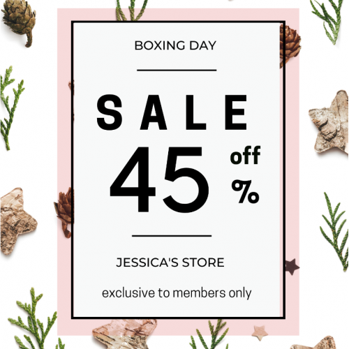 Let's Get Salesy Boxing Day Store Sale
