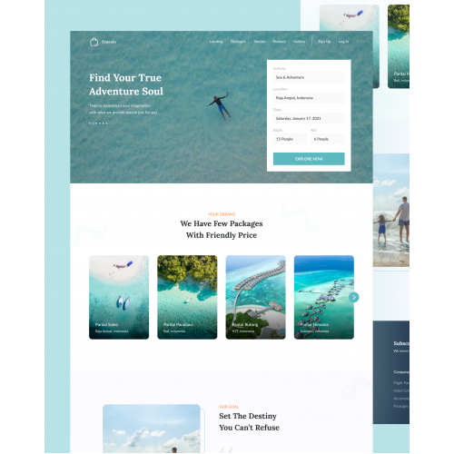 Travelo Website thumb