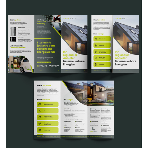 Modern and Professional Renewable Energy Flyer Design