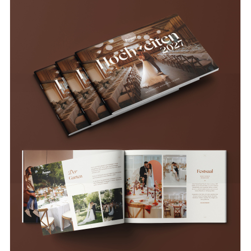 Elegant Wedding Brochure Design for Wedding Planners